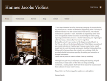 Tablet Screenshot of hannesjacobsviolins.com